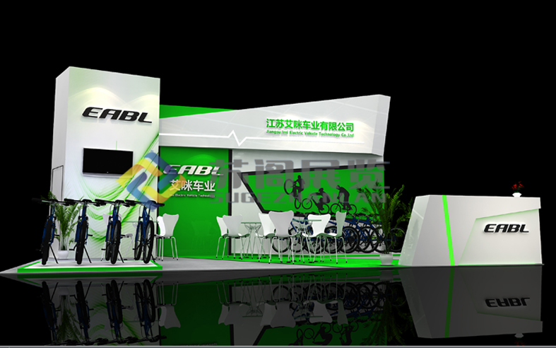上海自行車展—江蘇艾咪車業(yè)展臺設(shè)計(jì)搭建
